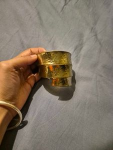 Gold-toned Statement Cuff Bracelet
