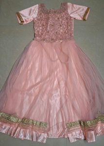 Blush Pink Embroidered gown