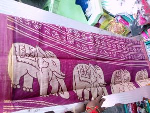 Colorful Ombre Saree with Floral Print