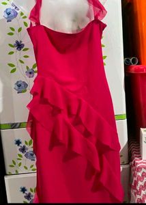 Ruffle Cutout Dress