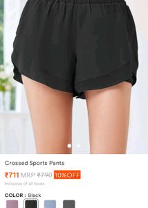 Black Sports Shorts