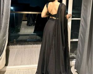 Elegant Black Lehenga Choli Set
