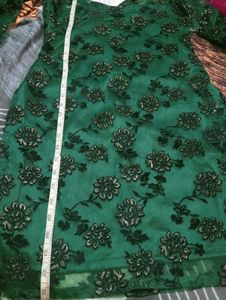 Elegant Green Floral Kurta