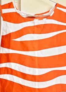 Orange Striped Tank Top🧡🧡