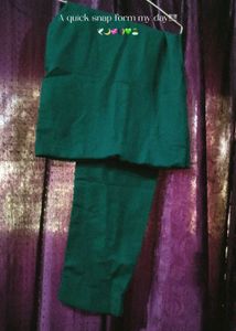 Elegant Green Kurta with pant