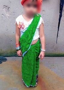 Cute Indian Flag Inspired Dress