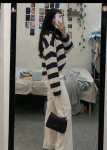 Striped Knit Sweater