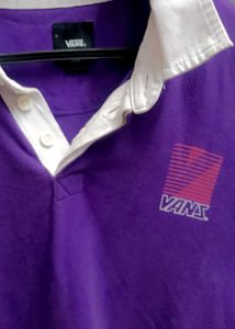 Vans Purple Rugby Shirt
