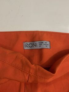 Orange Flared Leg Pants