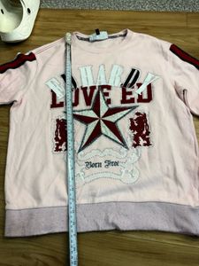 Ed hardy Pink Graphic Sweatshirt