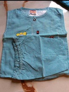 Cute Striped Baby Outfit