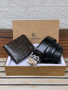 Burberry Belt and Wallet Set