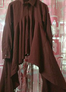 Dark Chocolate Maroon Colour Top