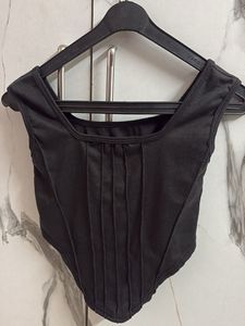 Black Corset Style Top