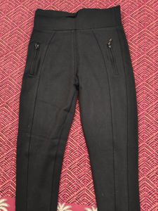 Stylish Black Zip Pocket Pants
