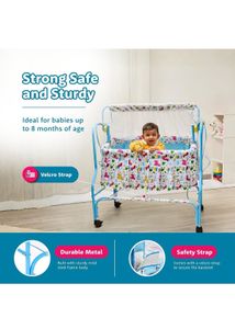 Cute Baby Cradle with Mosquito Net