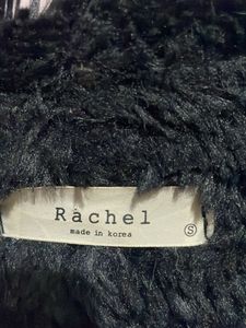 Black Faux Leather Fur Lined Jacket