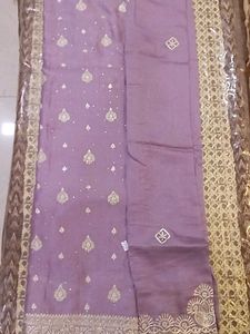 Embroidered Lavender Salwar Kameez Unstitched