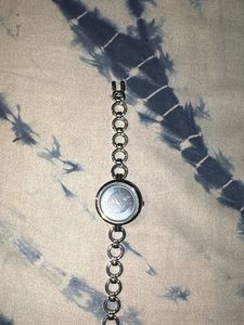 Elegant Silver Chain Watch