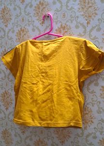Yellow Summer Palm Tree T-Shirt