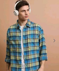 Blue & Yellow Plaid Flannel