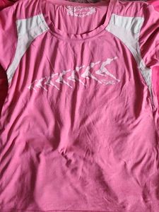 Pink Graphic Print T-Shirt