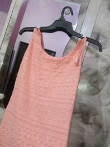 Cute Pink Textured kurti