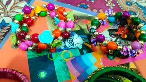 Thread bangles &amp; fancy bracelets