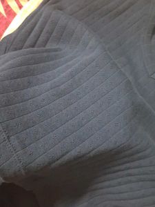 Zudio "Feeling Lucky" Navy Blue Top