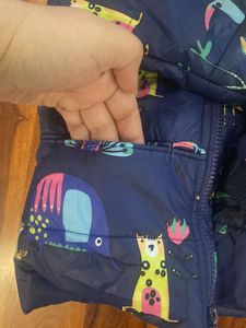 Kids Puffer Jacket Animal Print