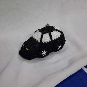🚗 Handmade Crochet Car Keychain 😍