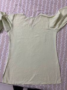 Light Green Embroidered Kurta