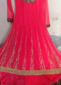 Stunning Pink Embroidered Lehenga Choli