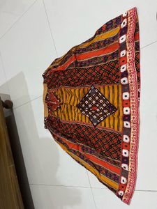 Vibrant Ethnic Saree with Block Print