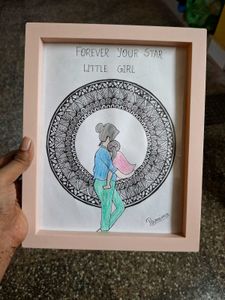 Framed "Forever Your Star Little Girl" Artwork