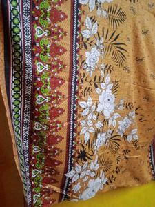 Vibrant Floral Print Kurta Set with Dupatta