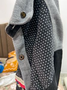 Black Vintage Men's Button-Up Shirt