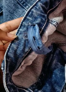 Boys Blue Cargo Jeans – Wide Leg