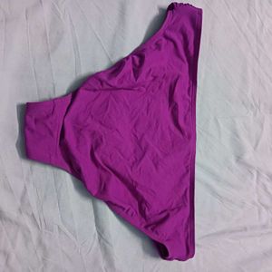 Purple Bikini⚛️ Bottom with Gold Accent