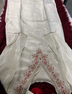 Embroidered Kurta With Dupatta Set