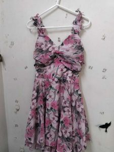 Chic Floral Print Summer Dress