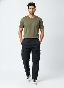 Men's Black Cargo Pants