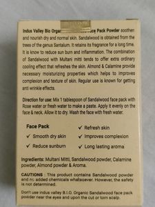 Indus Valley Sandal Wood Face pack Powder
