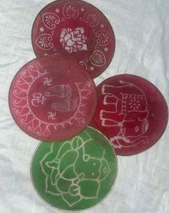 Indian Traditional Decorative Coasters