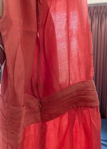Zara Coral Jumpsuit