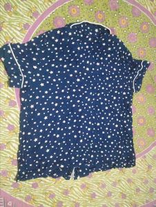 Cozy Star Print Top