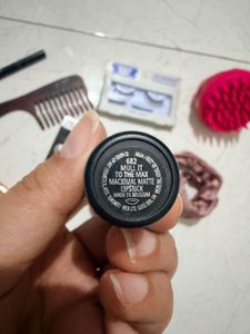 Beauty Combo with MAC Lipstick, lashes, comb etc