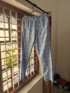 Blue Plaid sweatPants