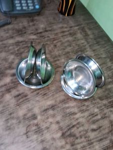 Set of 6 Vintage Metal Bowls