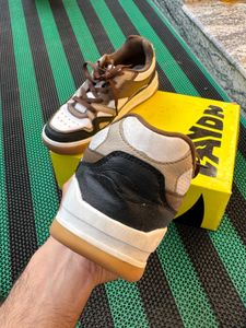 OG ZAYDN Brown, Black &amp; White Sneakers